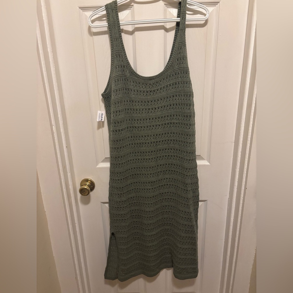 NWT Old Navy Green Knit Dress